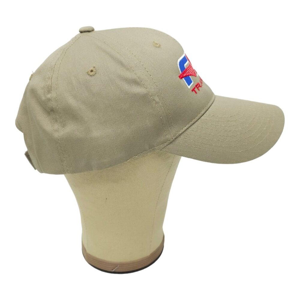FSR Transport Beige Khaki Adjustable Strapback Cap Trucker Baseball Hat Cotton - Picture 11 of 13